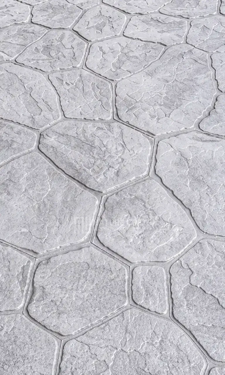 ลานรอบบ้าน New Random Stone สีเทา 370x616