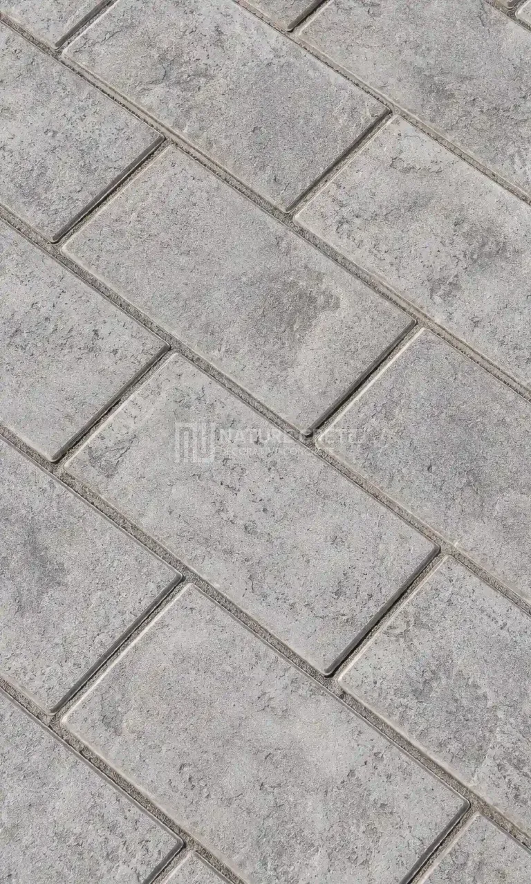 โรงพยาบาลสมเด็จพระสังฆราช ลาย Old English Cobble สีเทากลาง 370x616