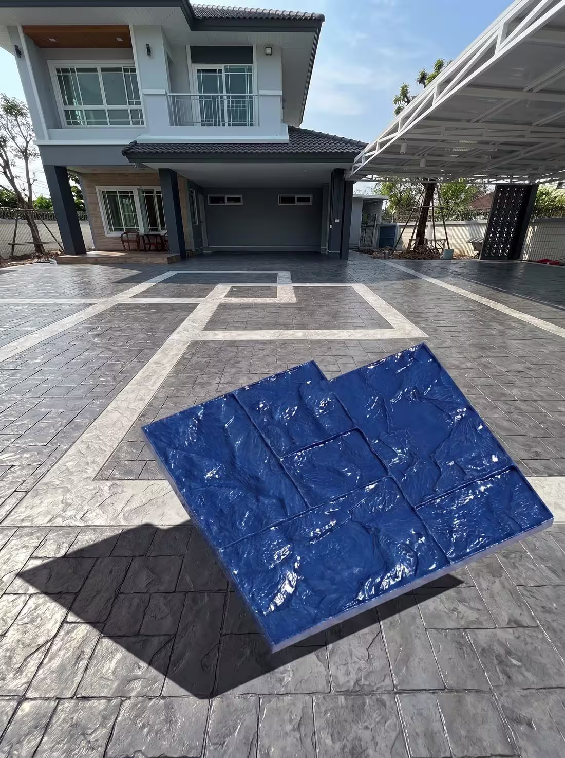 Nature Crete คอนกรีตพิมพ์ลาย Ashlar Slate
