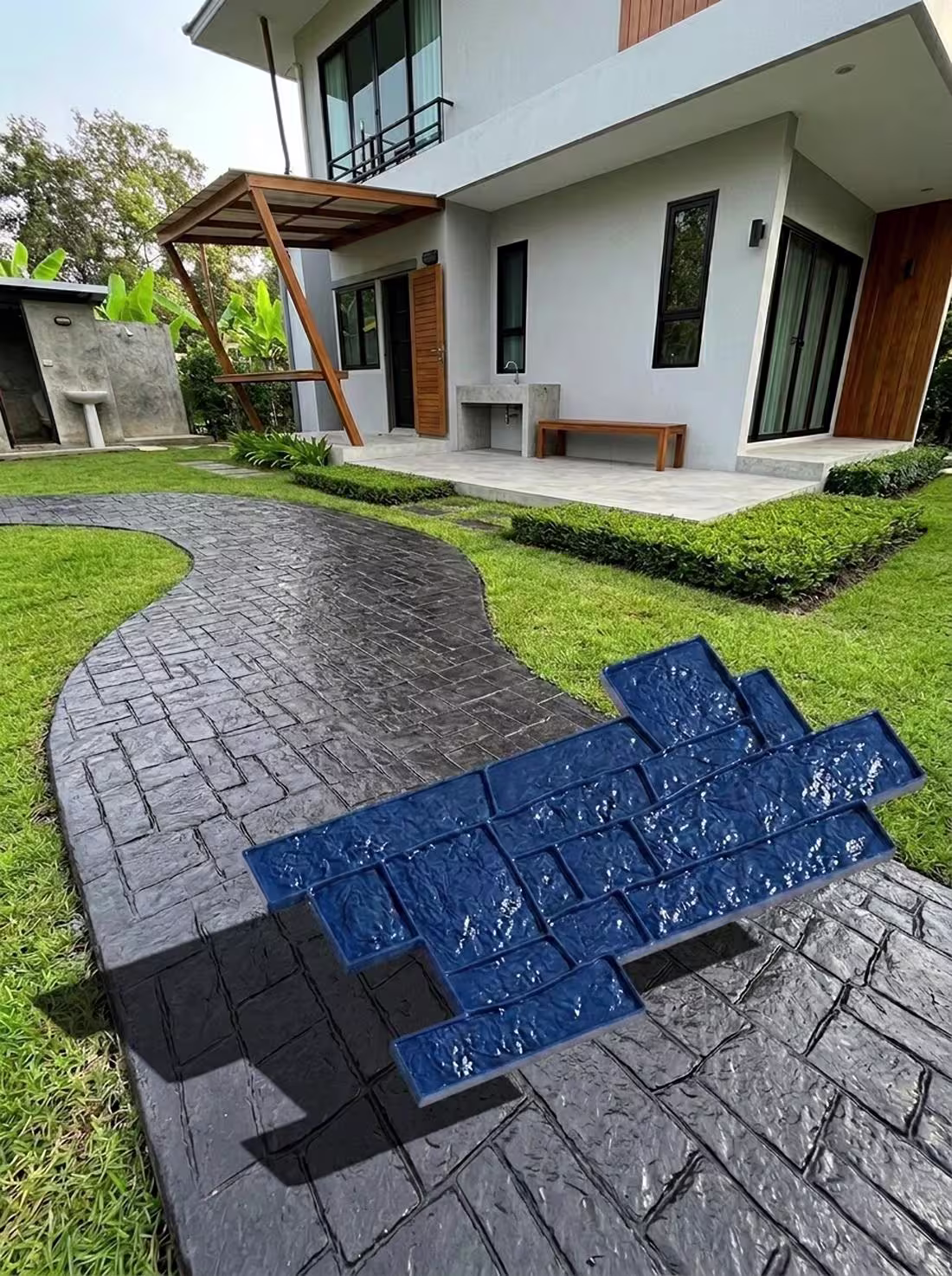 Nature Crete คอนกรีตพิมพ์ลาย European Cobble
