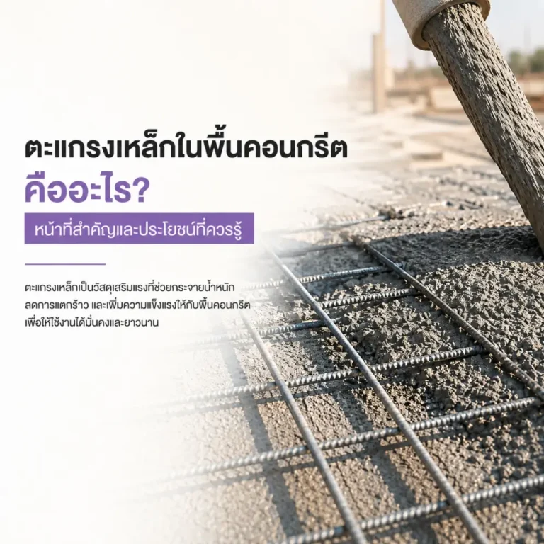 ปก เสริมความแกร่งพื้นคอนกรีตด้วย Wire Mesh กับ Nature Crete 1000x1000